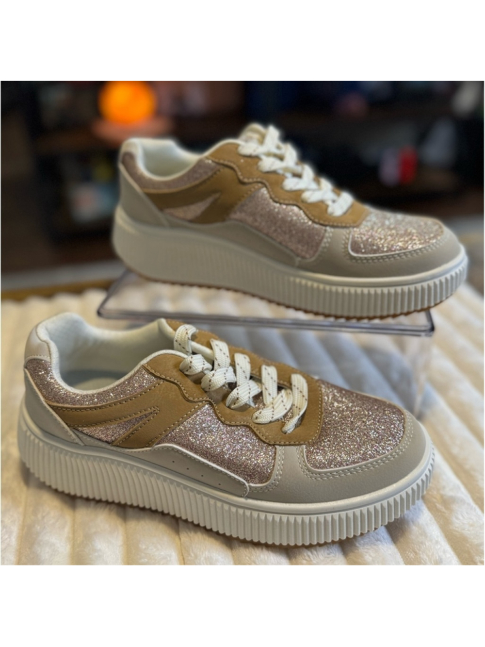 Women's Walking Shoes, Platform sneakers - Picture 3 of 8